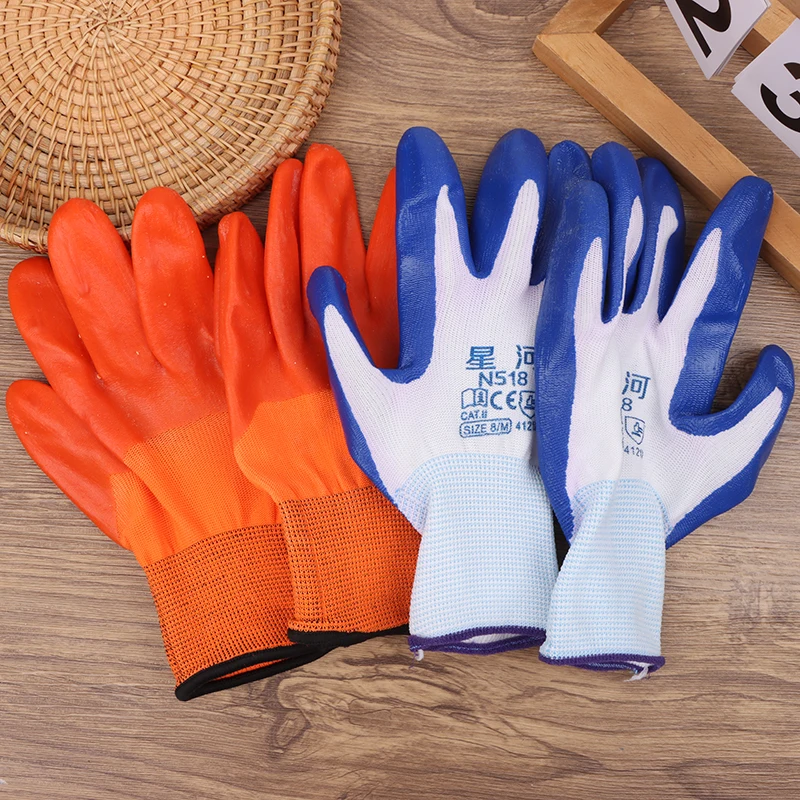 

380V Insulating Gloves Anti-electricity Security Protection Rubber Electrician Work Non-slip Gloves