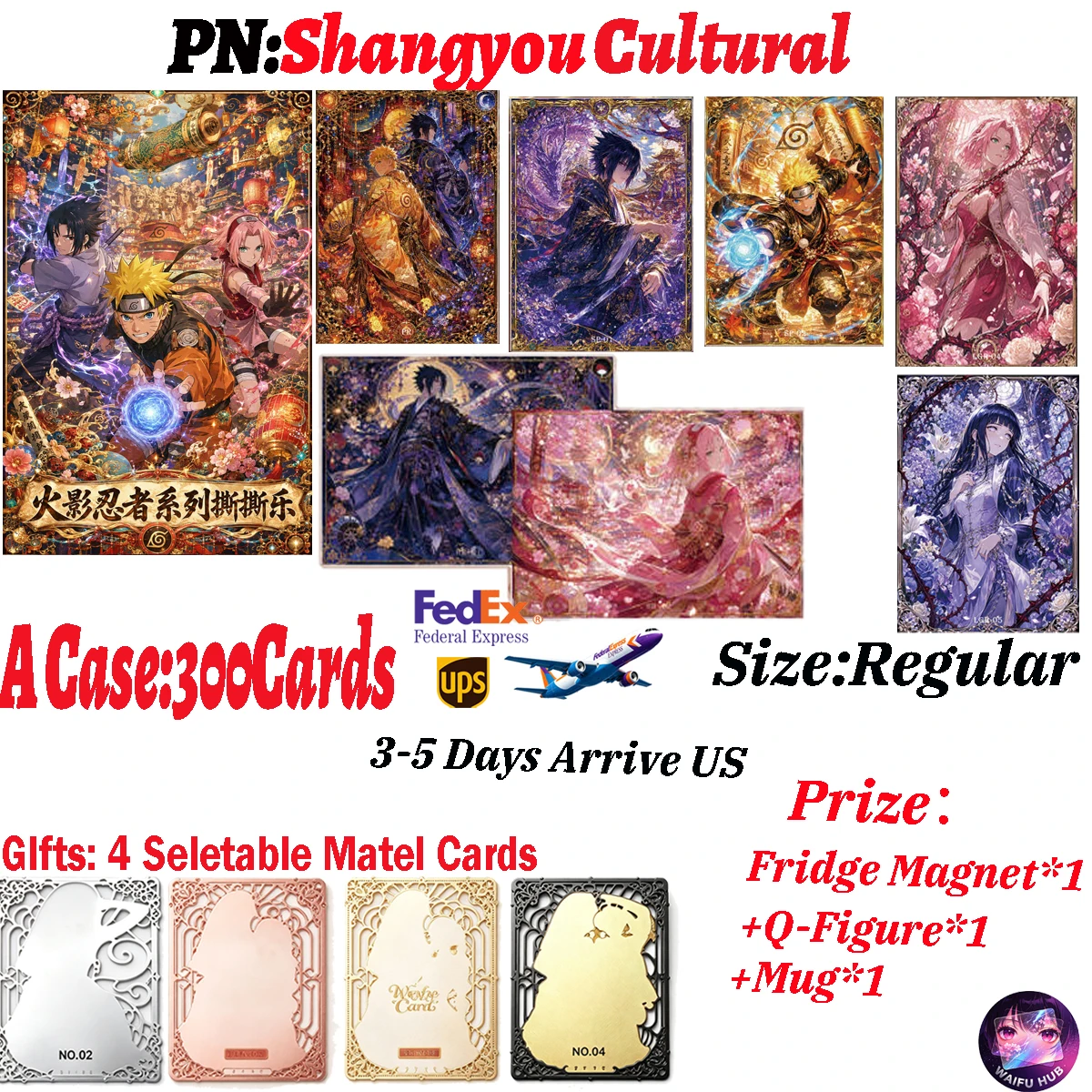 Naruto Uzumaki Sasuke Hinata Hyuga Sakura Anime  ACG Cards Character Collection Card Tabletop Game Children’s Toy Holiday Gifs