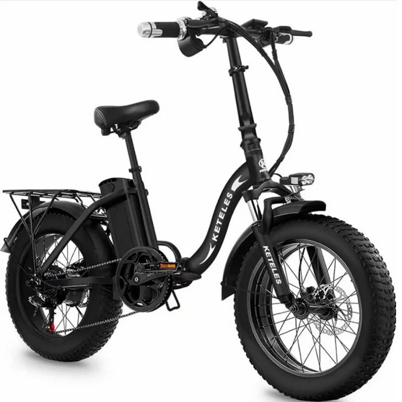 

Factory Customizable KETELES Electric Foldable Bike - Brushless Motor Shock Absorber E-Bike for Bulk Purchase/OEM Cooperation