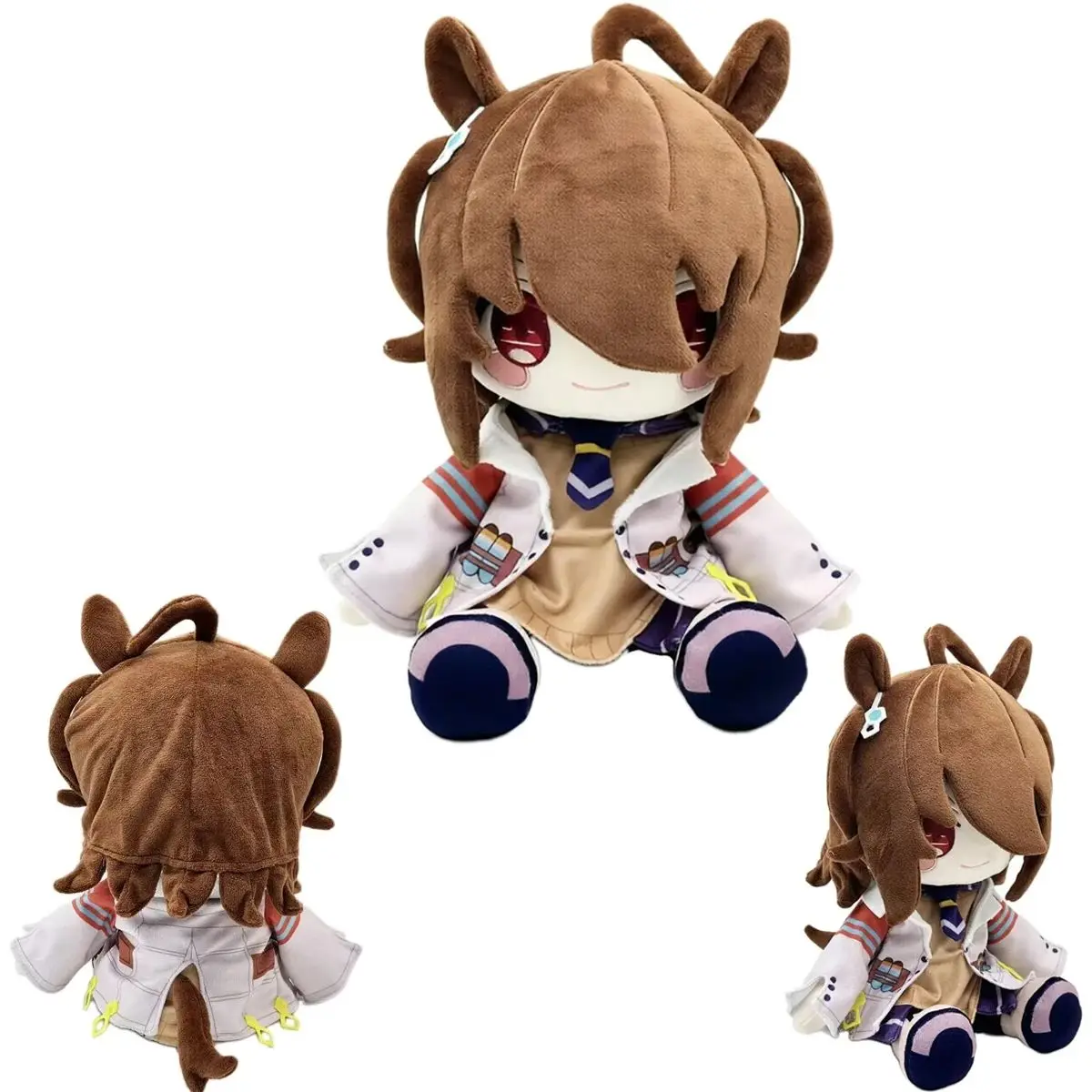 

Очаровательный плюшевый мини-брелок-подвеска в виде лошади Дерби, милая кукла-животное, украшение для дома и автомобиля, подарок для любителей аниме, на Рождество