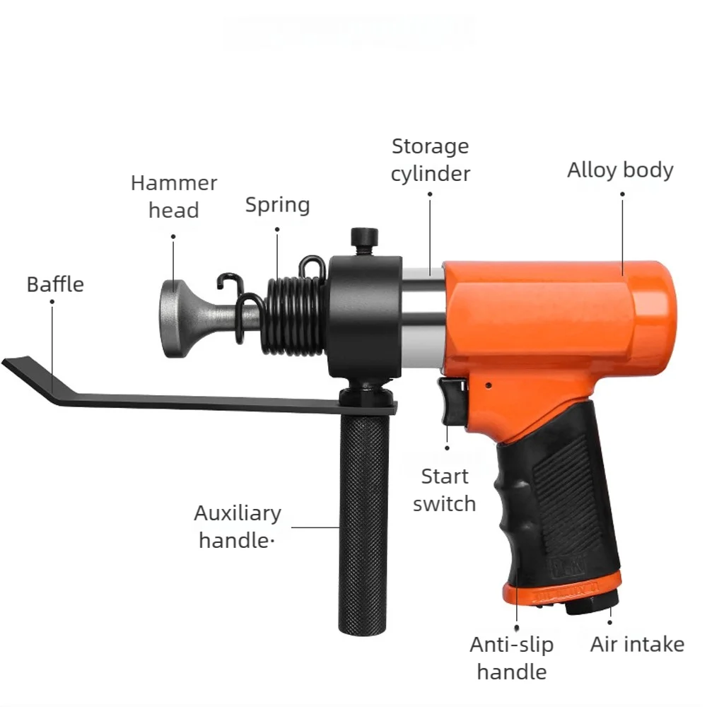 2026 Pneumatic Seaming machine Impact hammer Air hammer knocking vibration Air duct Seaming gun Iron sheet edge Sealing machine