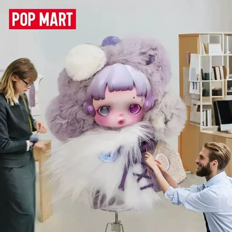 البوب مارت SKULLPanda تم العثور على لي سلسلة العصرية صندوق أعمى صندوق الغموض Kawaii الحلي التماثيل ديكور المنزل نموذج سطح المكتب الدمى