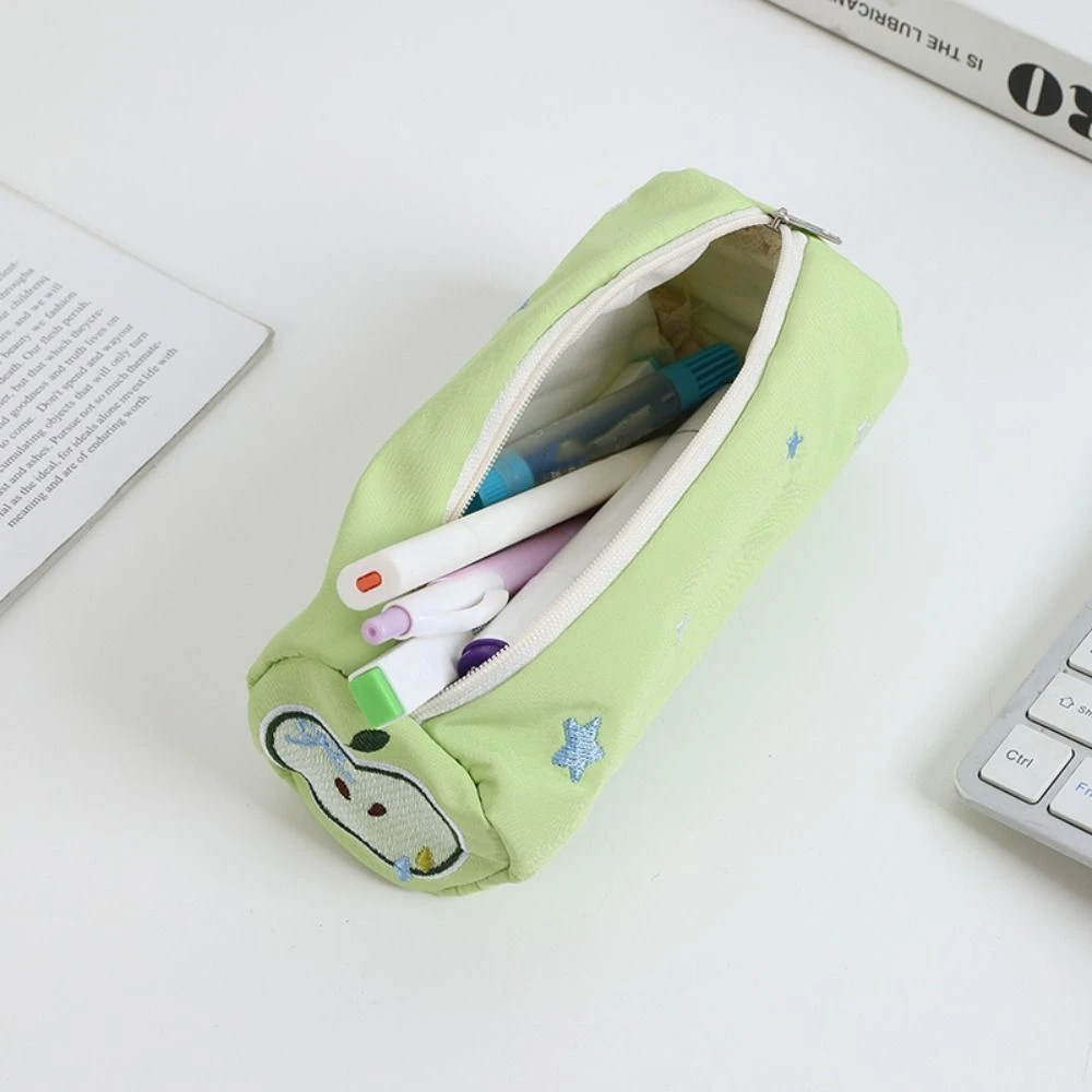 Fruit Pencil Case Pouch Pillow Shape Little Star Makeup Lipstick Bag Stationery Single Layer Simple Pen Case