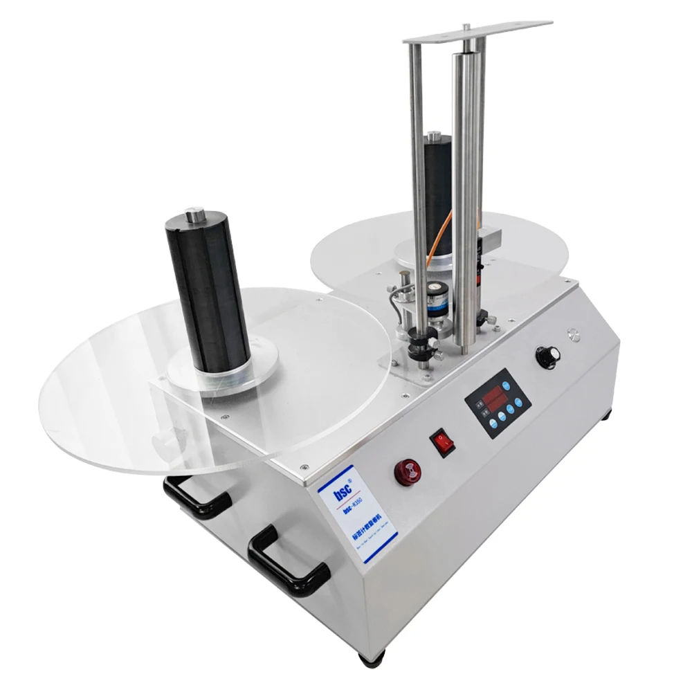 Roll to Roll Automatic Counting Label Pieces and Meters Label Rewinding Suitable Maximum Label Width 350mm Labeling Machine