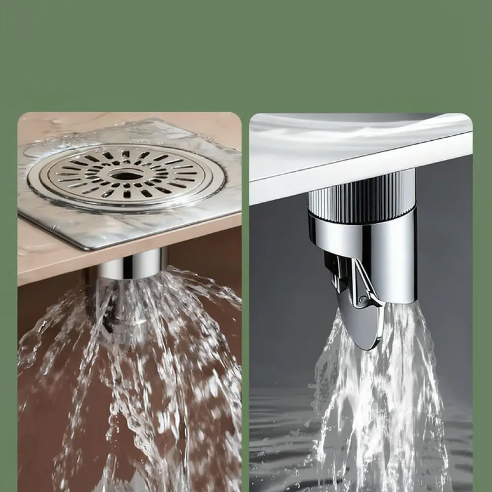 Bathroom Drain Deodorant Core Sewer Stopper Anti Smell Filter Stainless Steel Universal Hair Catcher Prevent Blockage