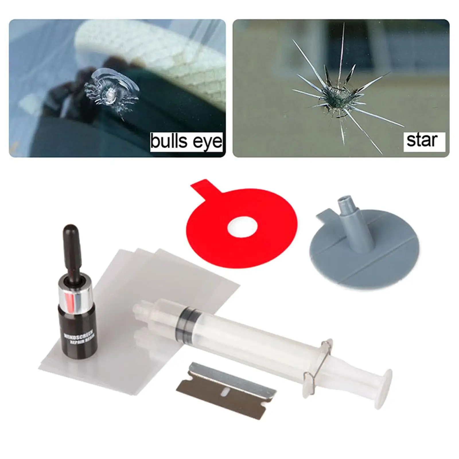 Car Windshield Crack Repair Windscreen Chip Repair Tool Scratch Fixing