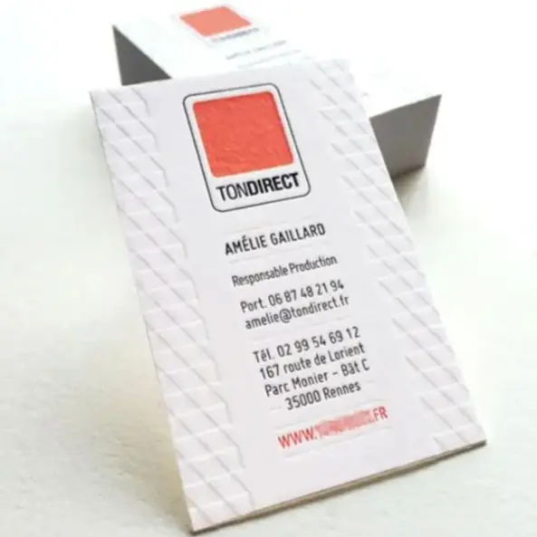 

Professional customized high-end printing brand, luxury foil paper business card, thick platinum paper card