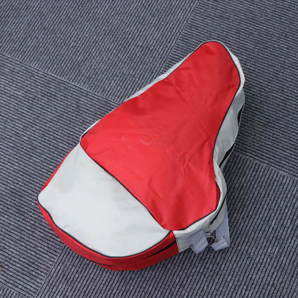 

Skating Bag Oxford Heavy Duty Roller Skating Carrying Tote Adjustable Shoulder Strap Large Capacity Skate Shoe Bag Red