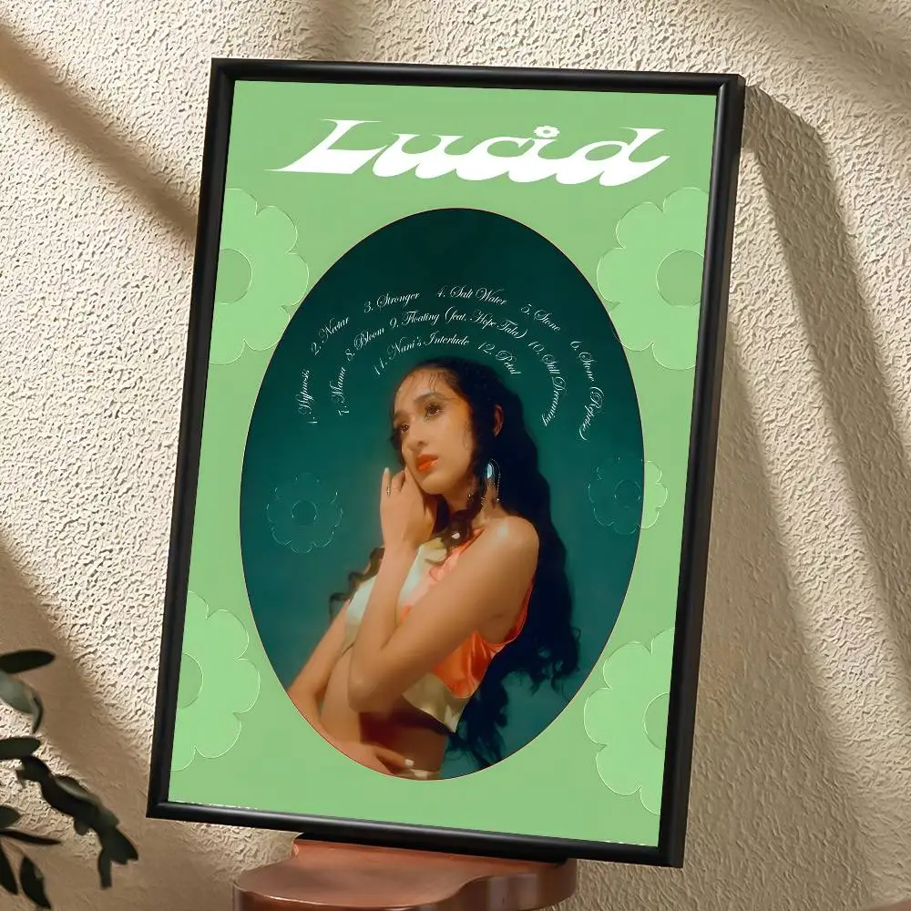 ملصق R-Raveena المغني A-Aurora HD جدار لاصق مقاوم للماء لغرفة المعيشة المنزلية وغرفة النوم والديكور الجمالي #6