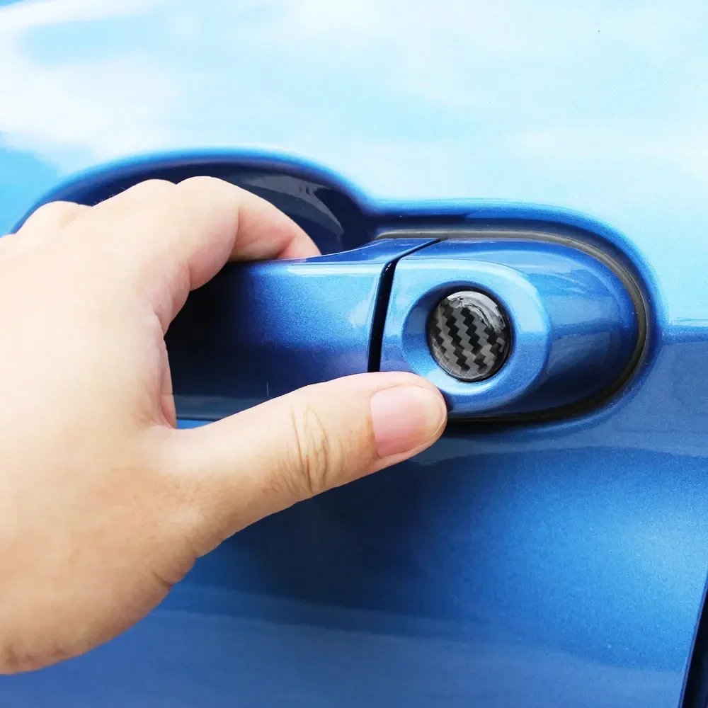4Pcs 20mm Car Lock Keyhole Stickers Decoration Protection for Lada Niva Kalina Granta Priora Largus Samara Priova Vesta 2110