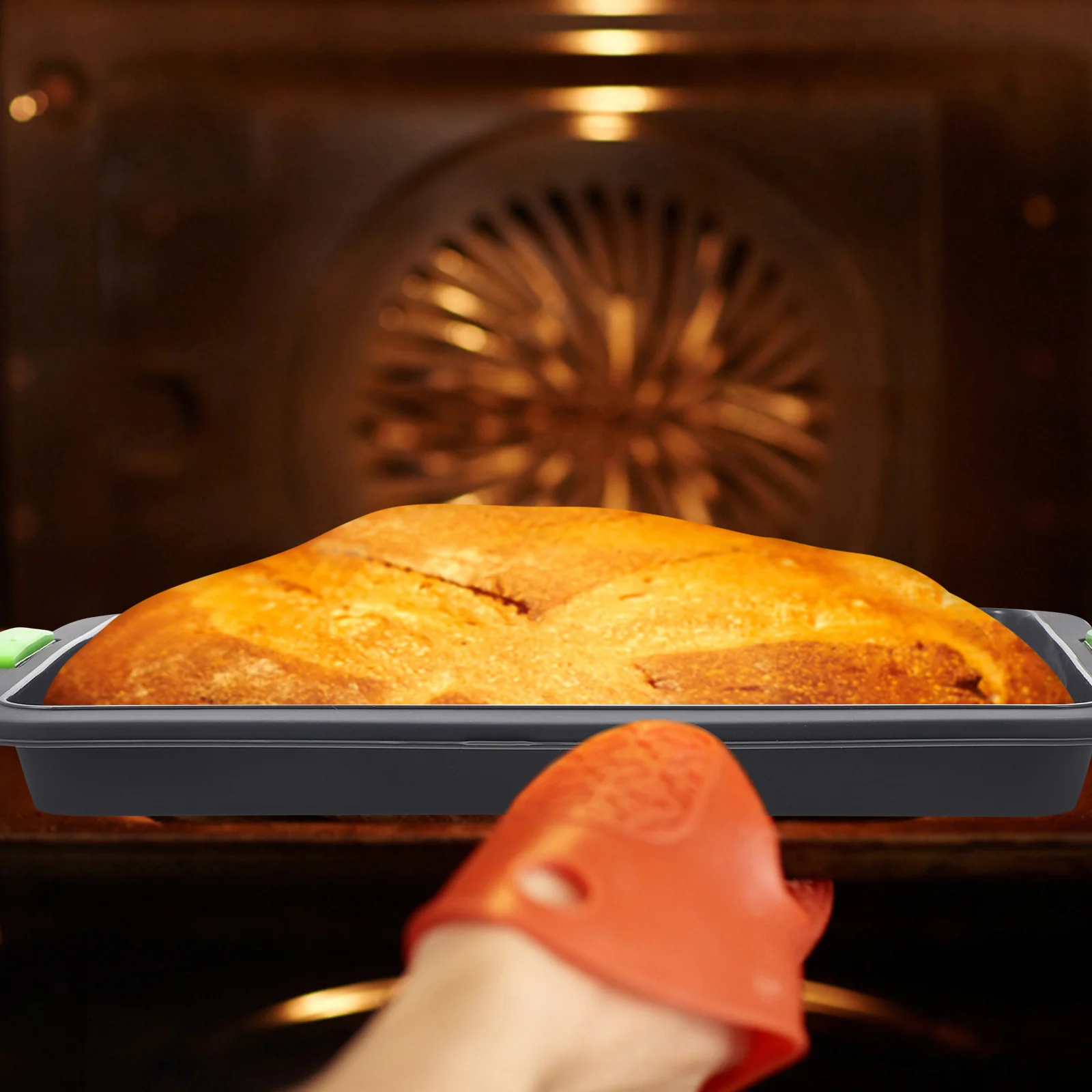 

Multi-Function Silicone Cake Roll Pan Heat-Resistant Non-Stick Mold Oven Baking Pan Kitchen Baking Accessory Bread Mold