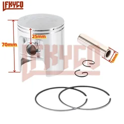 For Suzuki TS185 TC185 DS185 185CC DS TC TS 185 STD +25 +50 +75 +100 Bore Size 64mm Pin 16mm Motorcycle Dirt Piston Ring Kit Set