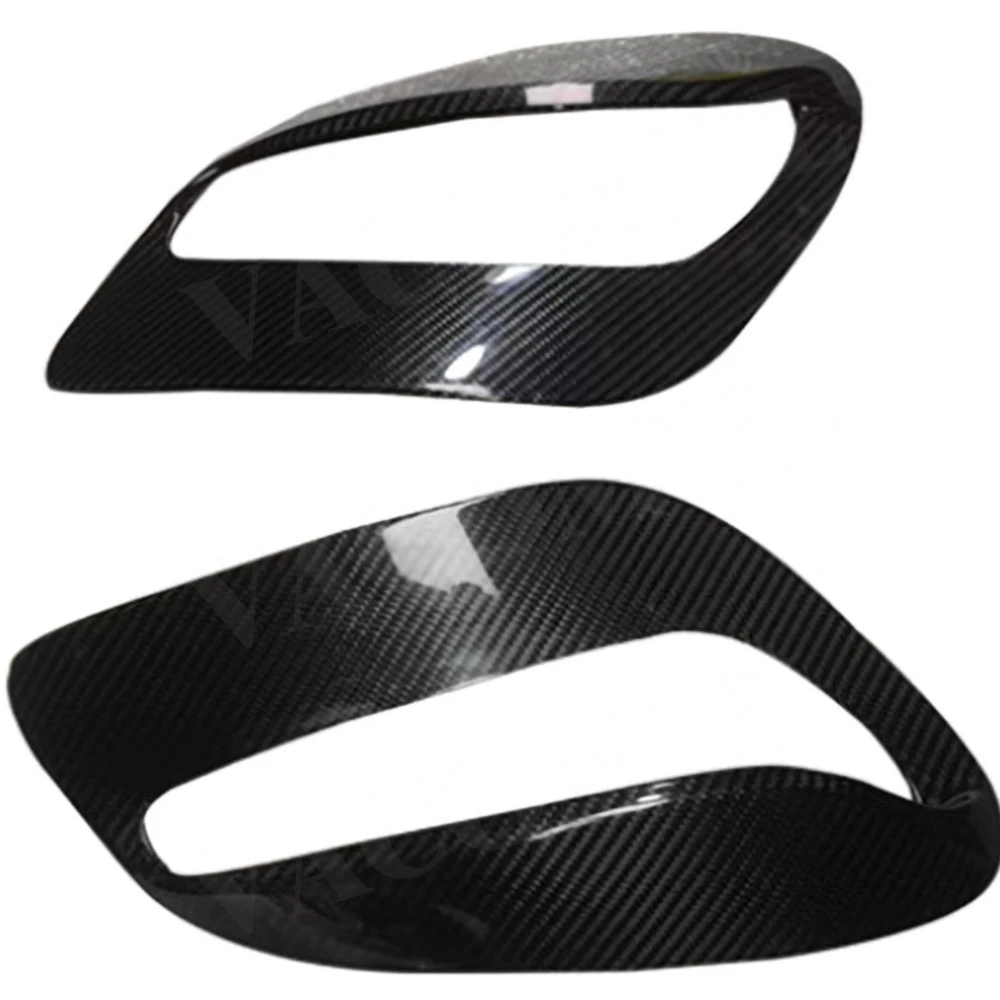 VACOMUL Dry Carbon Fiber Car Rear Side Air Vent Fender Trims Cover Body Kits For Porsche 911 992 2019-2022