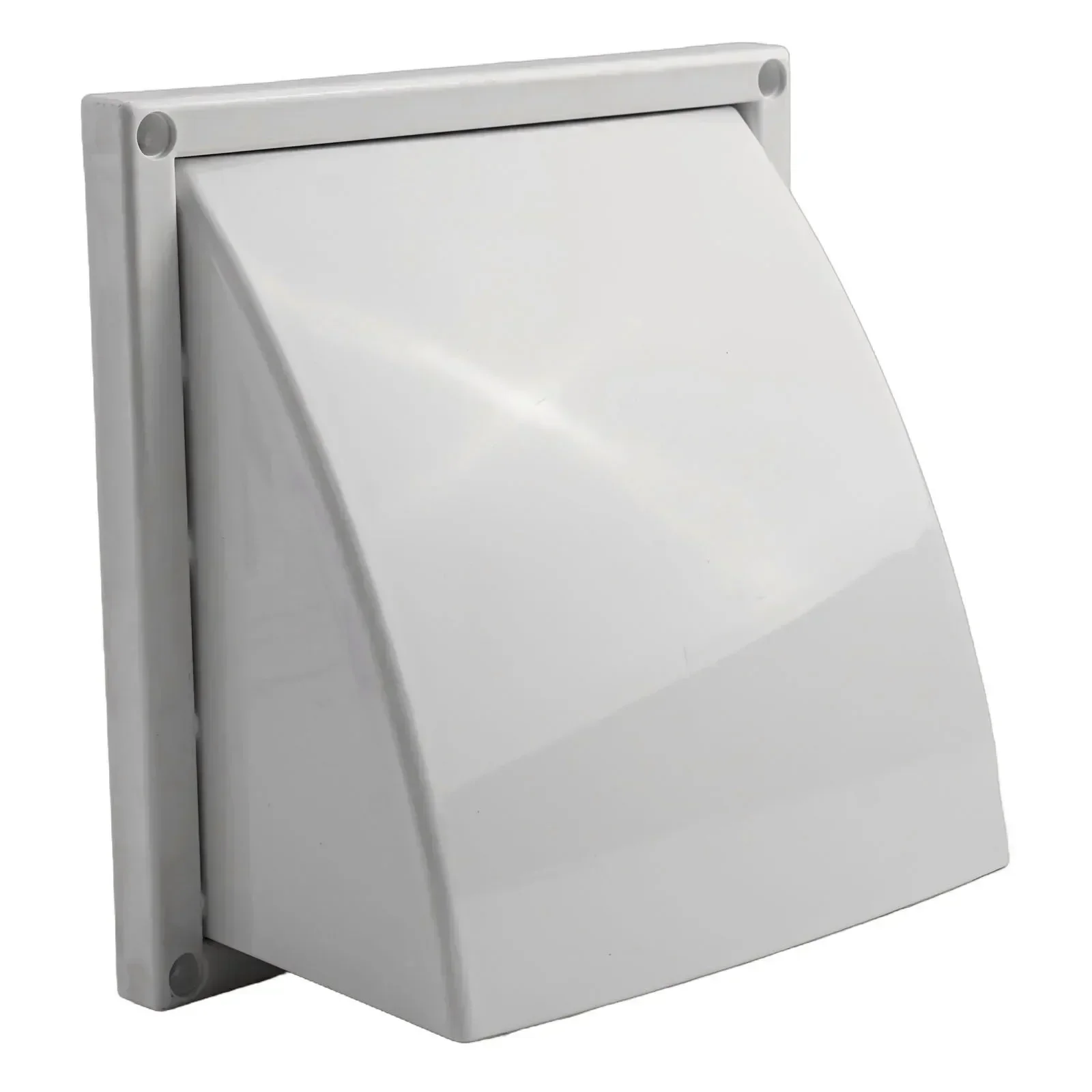 

ABS Exhaust Hood ABS Exterior Wall Ventilation Grille Secure Fixing With Screws Flange And Filter Design For Toilets