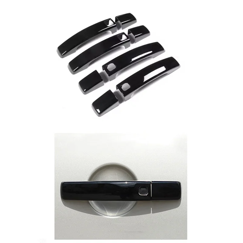 

Car Exterior Door Handle Pull Cover For Land Rover Range Rover Sport Discovery 4 LR4 Freelander 2 Glossy Black Trim