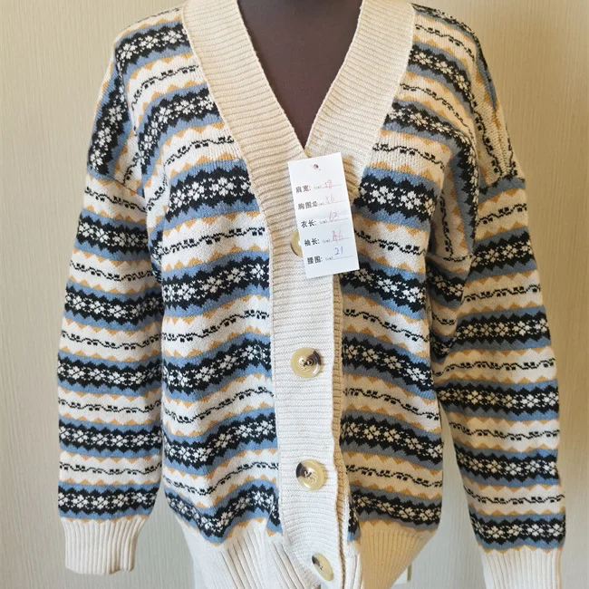 سترة كلاسيكية كبيرة الحجم Jaet للنساء للخريف والشتاء فضفاضة تناسب كسول Sle متعددة الاستخدامات للتنقل العادي Sve طويل V-Ne