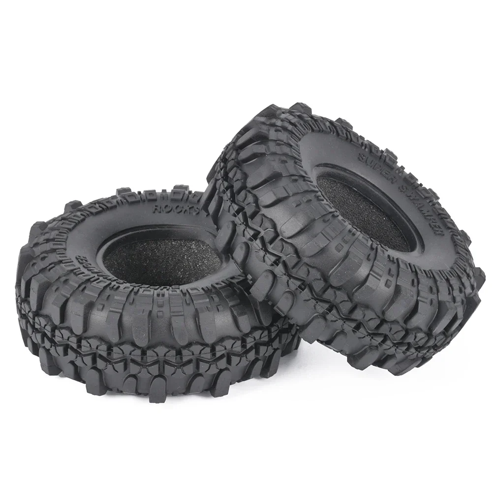 

4 шт. 1,9 "резиновые шины/колесные шины для 1:10 RC Rock Crawler Axial SCX10 90046 AXI03007 Tamiya CC01 D90 D110
