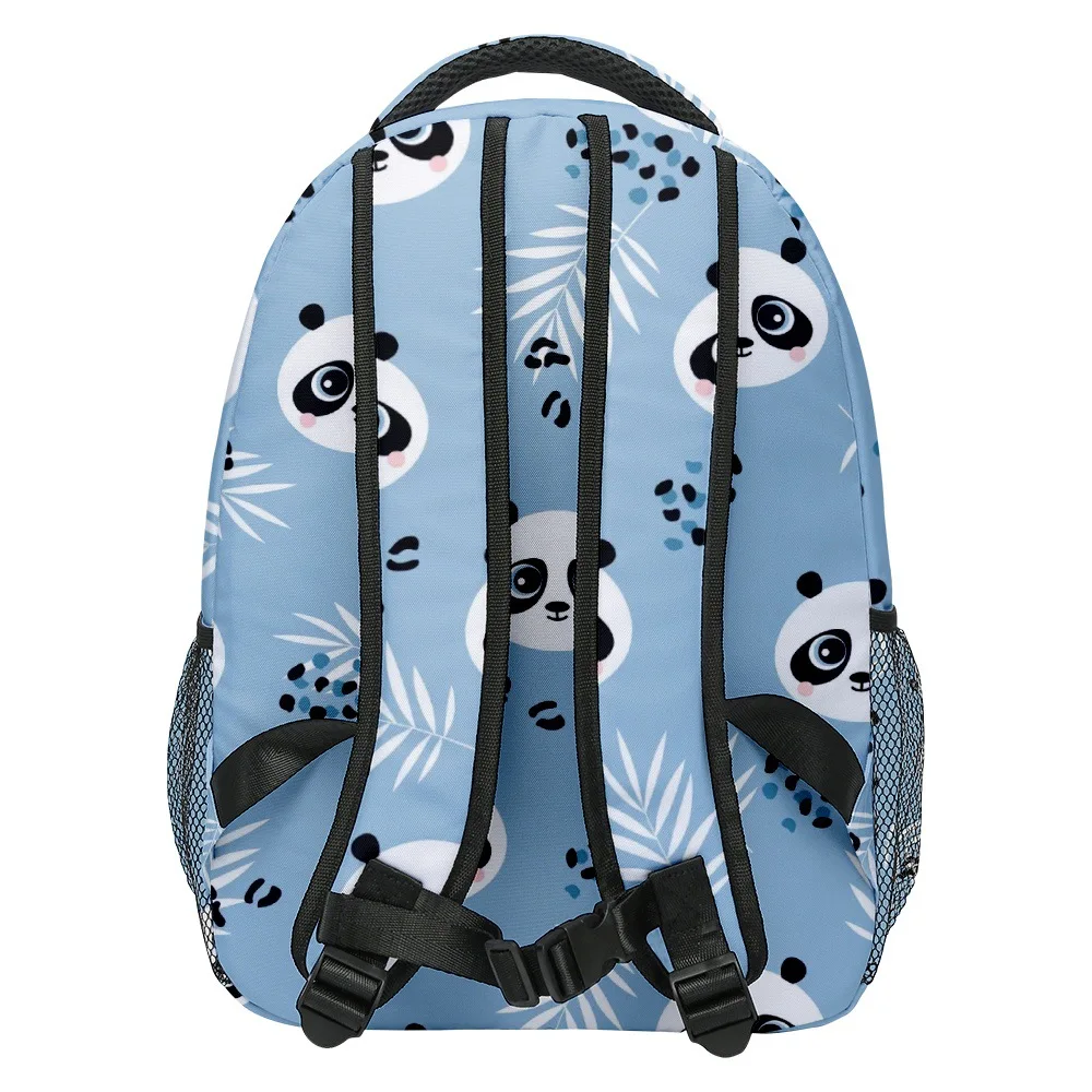 Hip Hop Kpop Youthful School Bags Unisex Cute Panda Travel Bags 3D Print Oxford Waterproof Notebook Shoulder Backpacks