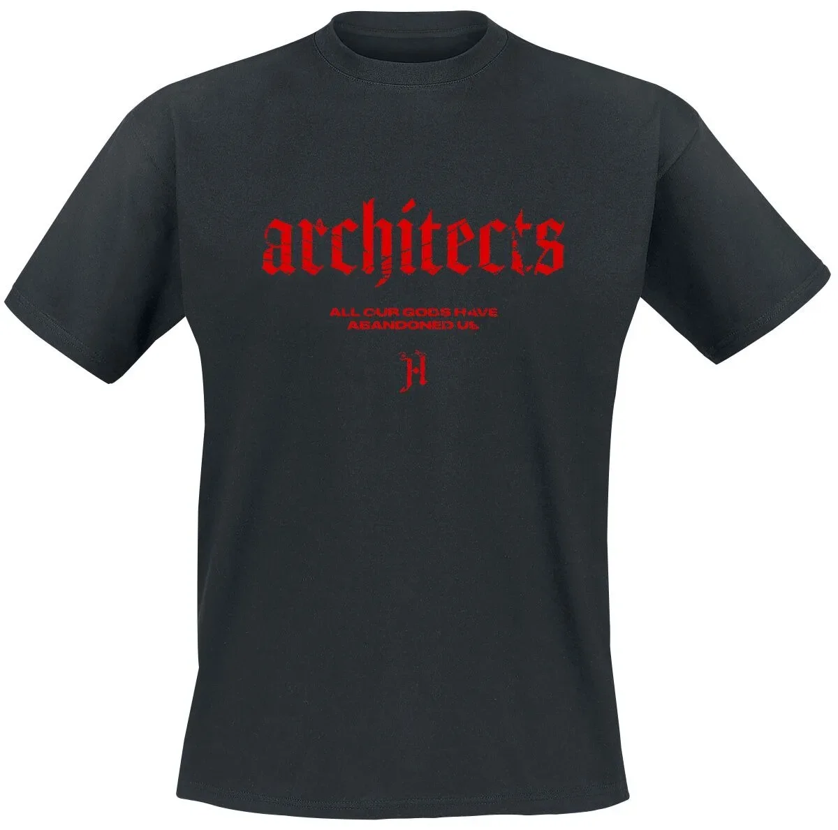 Architects All Our Gods Have Abandoned Us Print T-shirt Men Women Metalcore Band Unisex Short Sleeve Tee