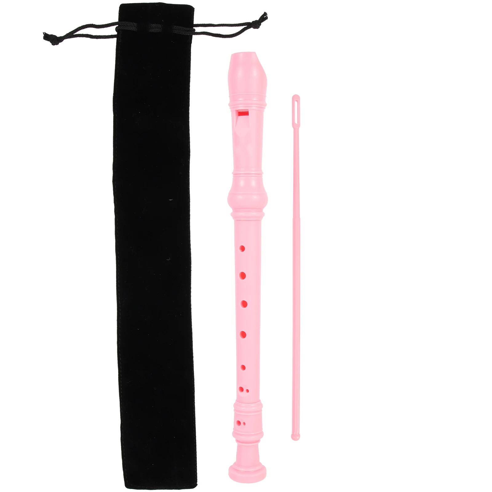 

8 Hole Swan Clarinet Kids Soprano Recorder ABS Beginner Instrument Lightweight Compact Size Rich Resonance Comfortable H Feel
