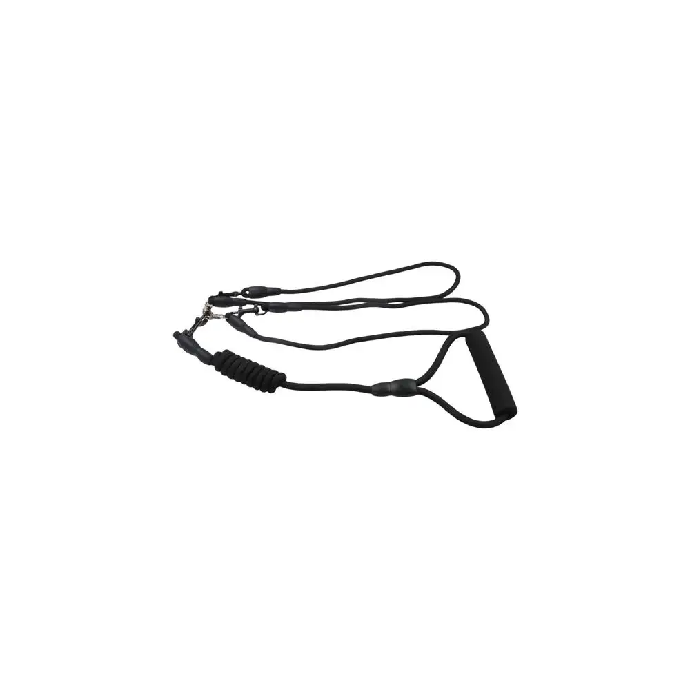 

With Foam Handle 2/3/4 Way Pet Leash Adjustable Detachable Two Heads Dogs Leash Black Durable Dogs Traction Rope Outdoor