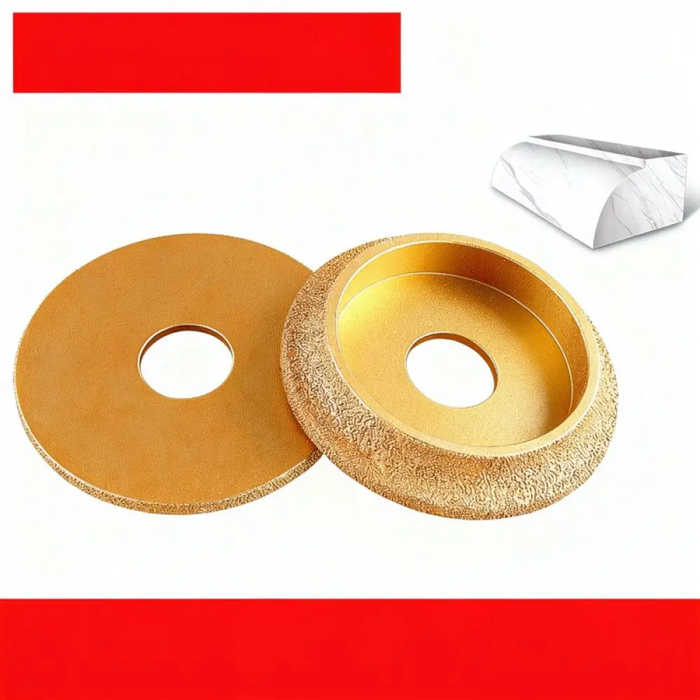 Diamond Brazed Profile Grinding Wheel For Angle Grinder Stone Marble Quartz Edging Slotting Chamfering Shaping Tool