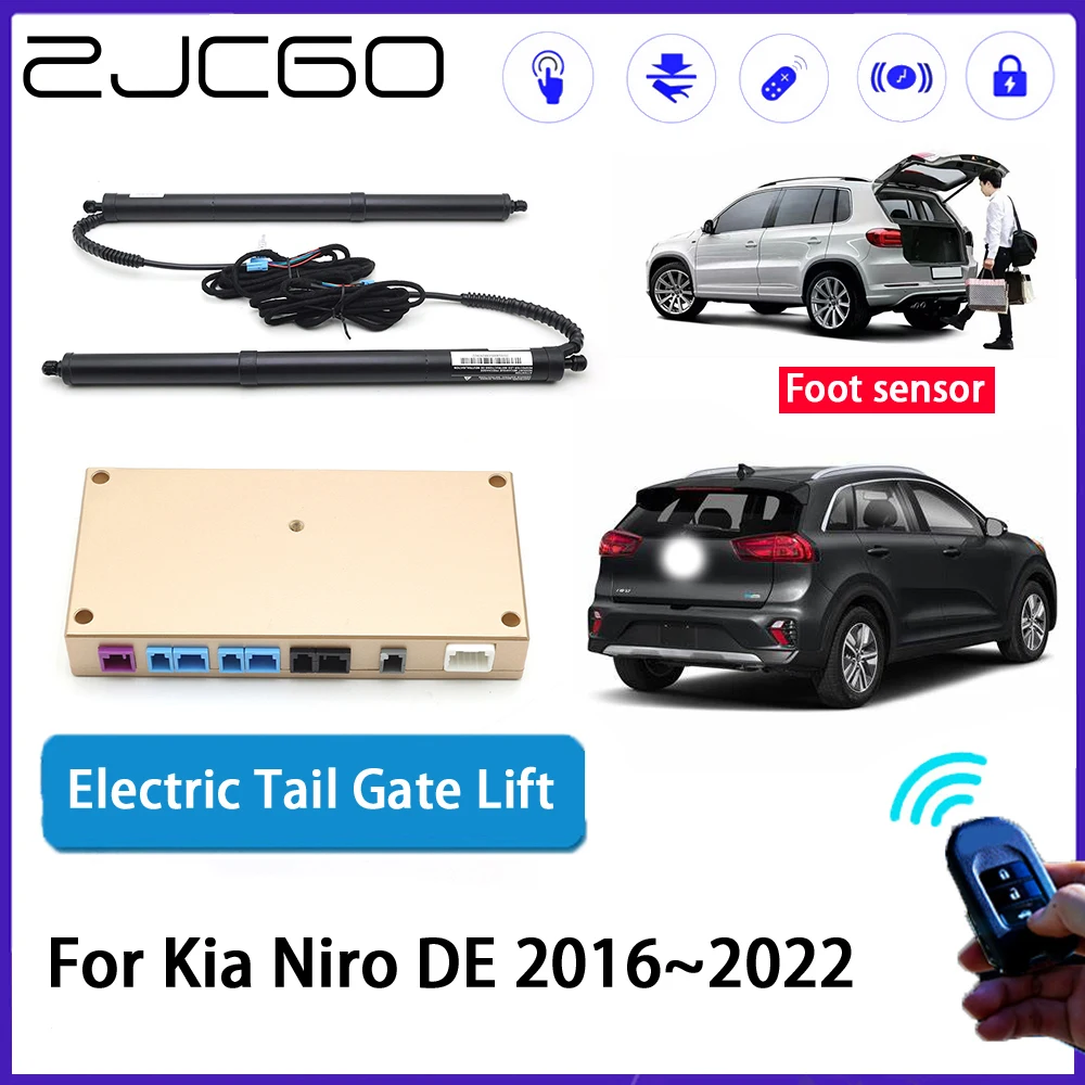 

ZJCGO Car Auto Trunk intelligent Electric Tail Gate Lift Automatic Tailgate Opener for Kia Niro DE 2016~2022