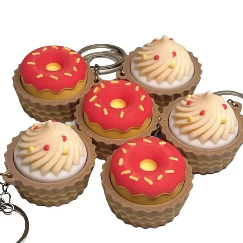 3D-gedruckter simulierter Dessert-Fidget-Clicker, tragbares Kunststoff-Stressabbau-Sensorikspielzeug für Reisen und Pendelverkehr. – Detail 6