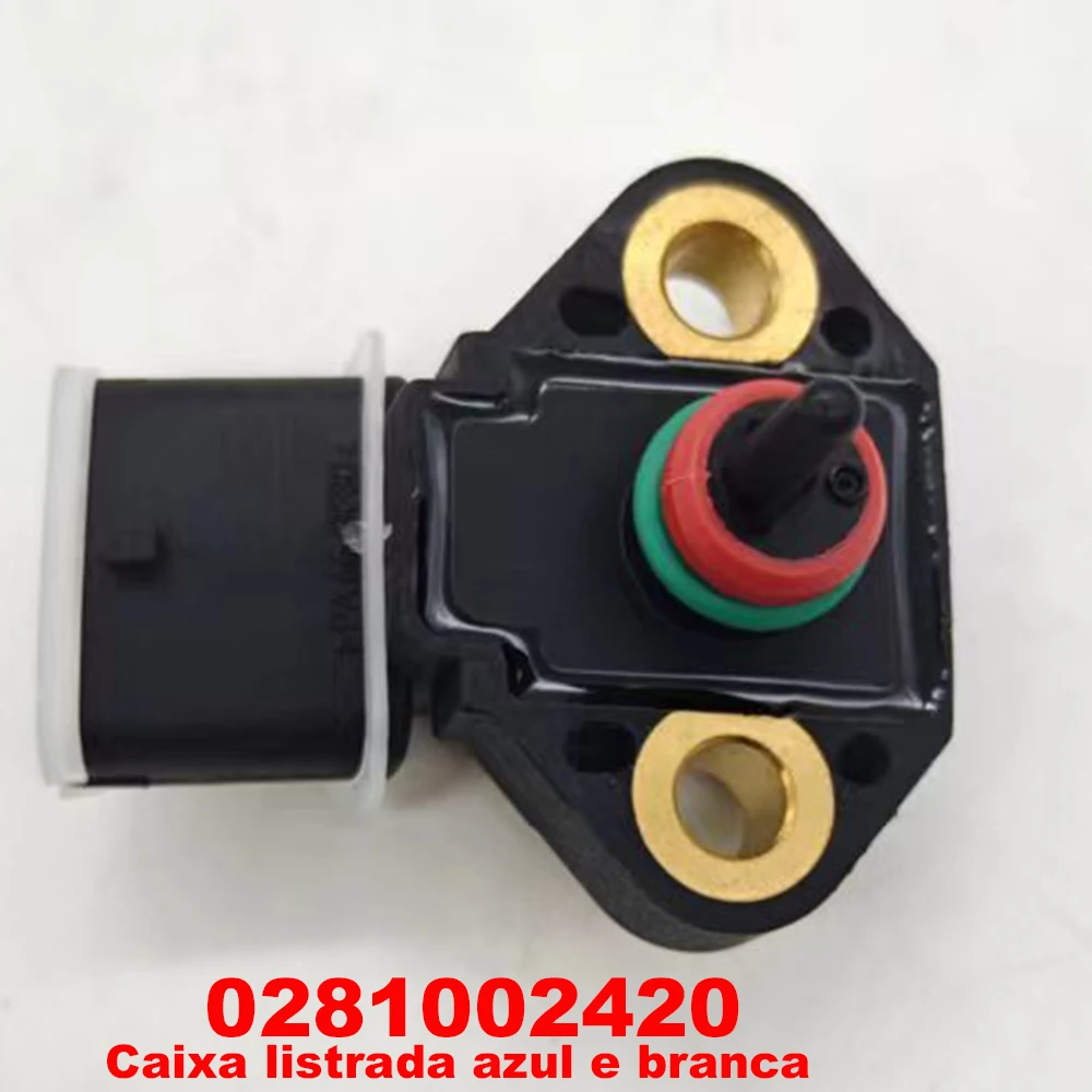 1/2pcs For B-osch 0281002420 Box MAP Intake Manifold Pressure Sensor 4890193 0281006123 For I-veco New Holland V-olvo MAN