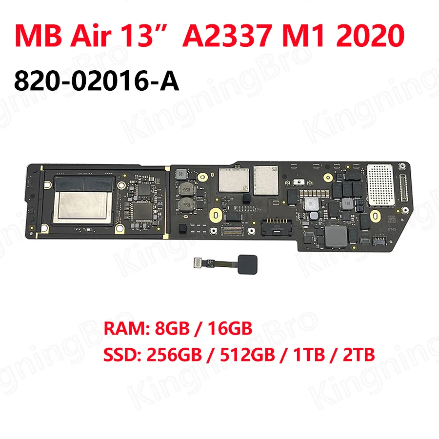Laptop A1932 A2179 A2337 Motherboard For Macbook Air 13" Logic Board With Touch ID 128GB 256GB 512GB 2018 2019 2020