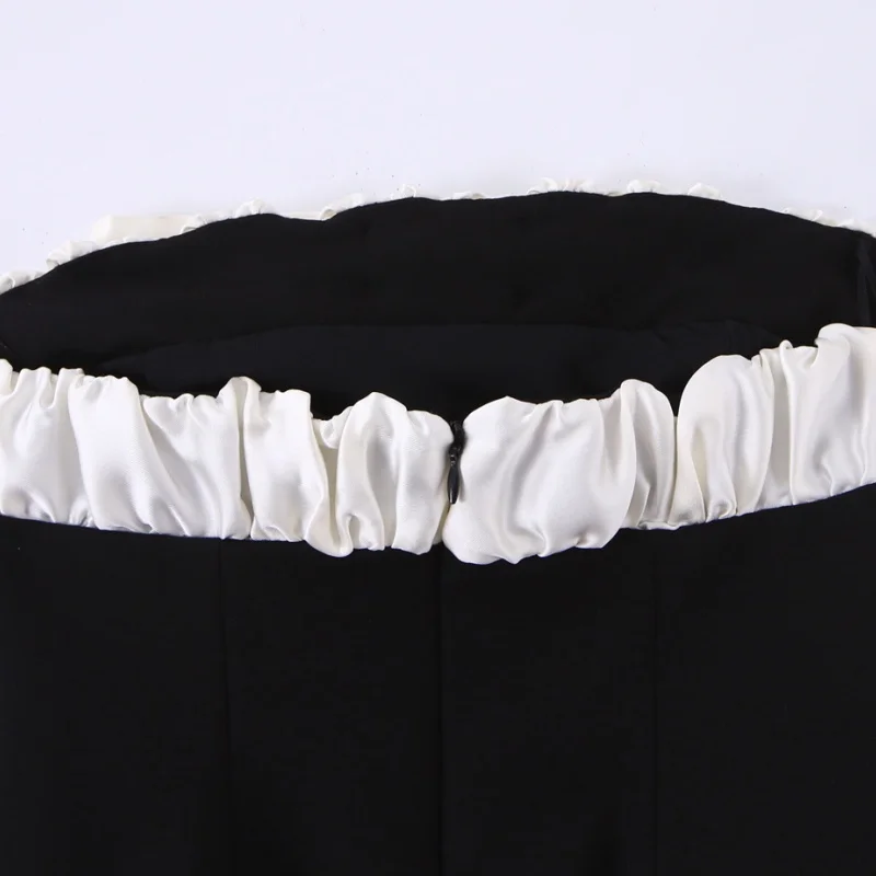 Top a Tubo con Nodo 2025, Aderente in Vita, Monospalla, Dolce e Sexy, Abbigliamento Intimo da Strada, Lunghezza Sportiva...