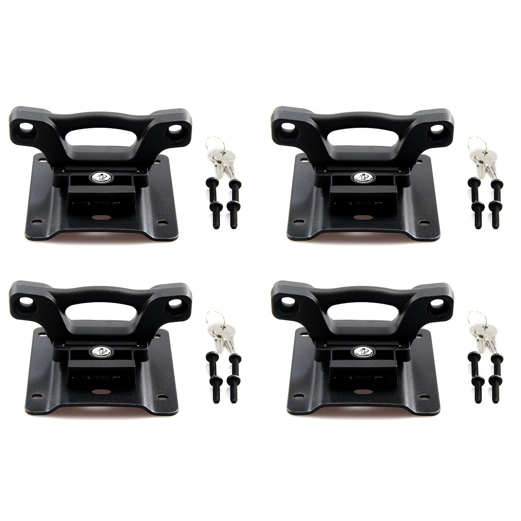 4PCS Tie Down Anchors with Keys for F250 F350 2015-2020 FL3Z-99000A64-B AI01AL