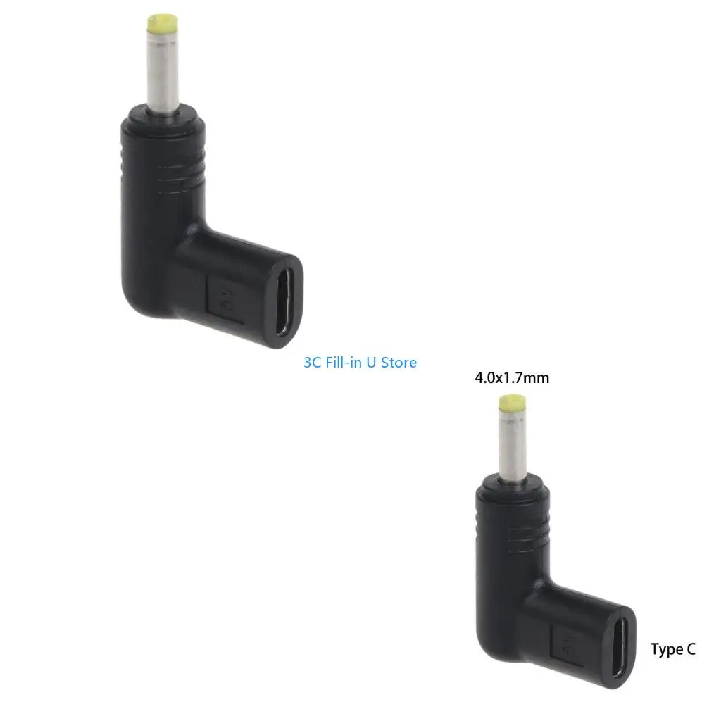 G8TA Type-C Female to 4.0x1.7mm Male for Laptop Conversion Head Portable