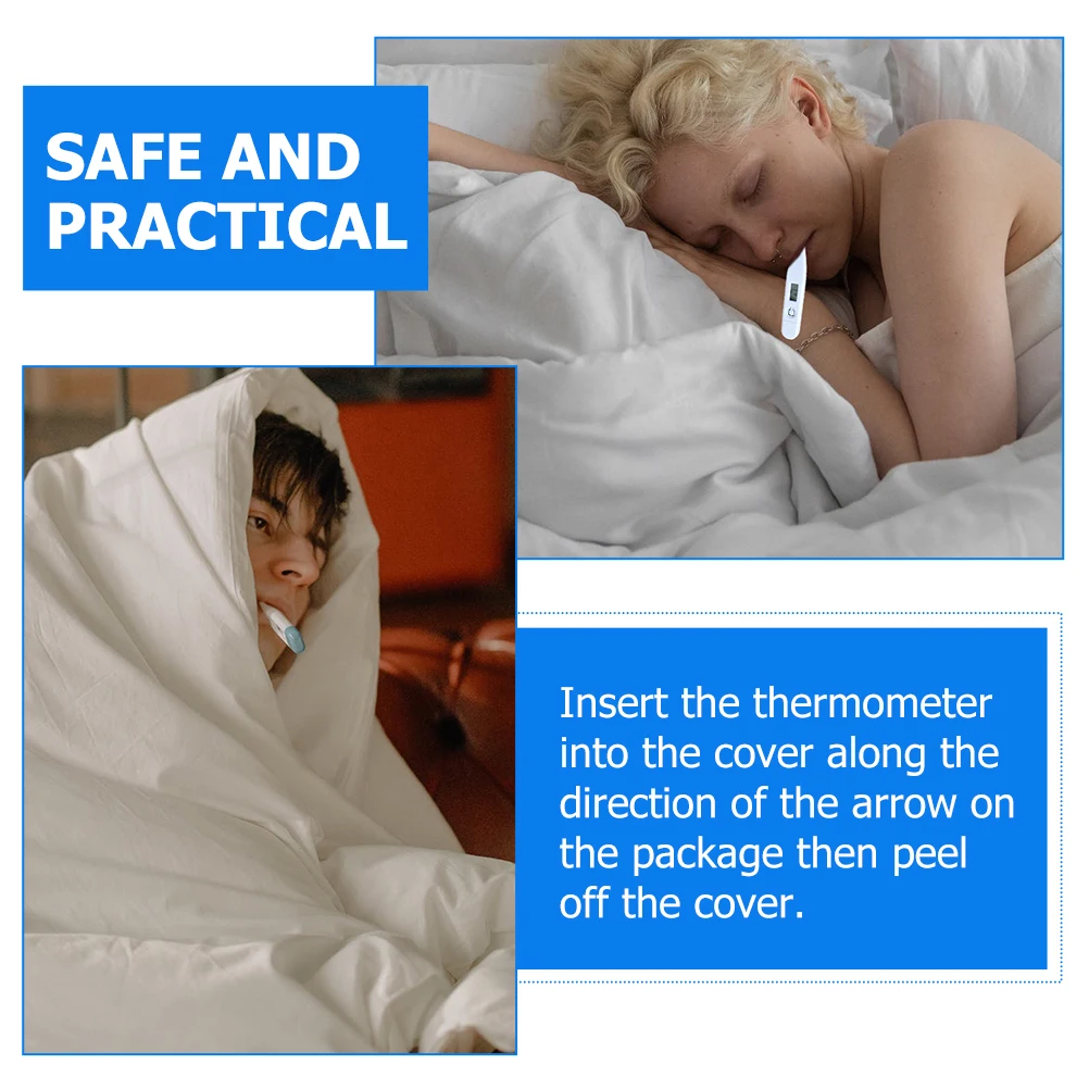 

300 Pcs Disposable Thermometer Sheath Digital Temperature Covers or