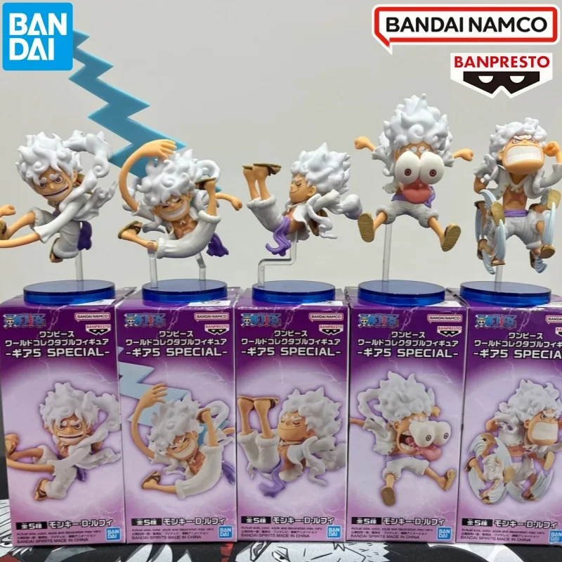 

Bandai Pirate King WCF Nika Five Gear Фигурка Коллекционная игрушка Модель автомобиля Украшения Подарки