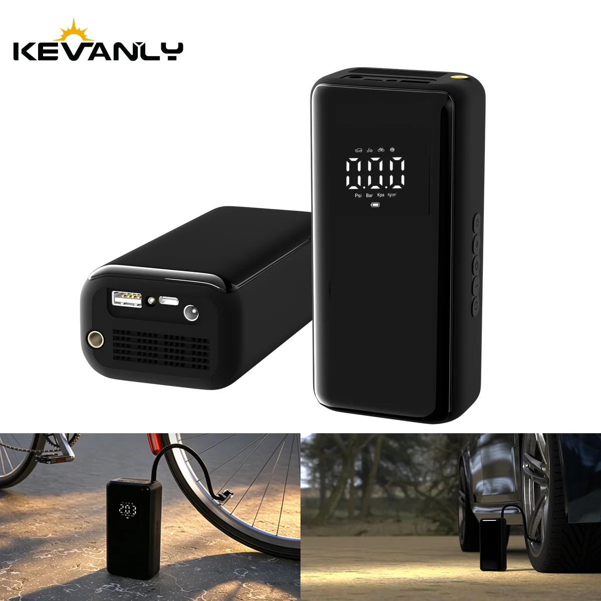 

Wireless Portable Car Tire Inflator Air Compressor 12V 150PSI Electric Tire Inflator Pump For Car Motorcycle Balls