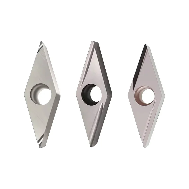 إدراجات سيراميك بلمسة نهائية ماسية VBGT160404 VBGT160402 VBGT16040201 إدراجات الحز للصلب والحديد الزهر #5