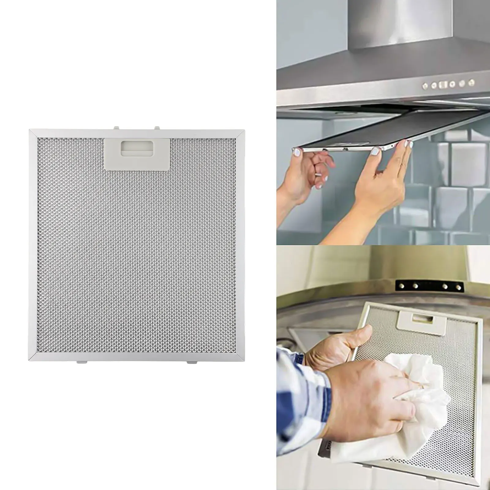 Extractor Filter Cooker Hood Filter Remove Smell Maintain Air Circulation 5 Layers Of Filtration Aluminized Grease Filtration