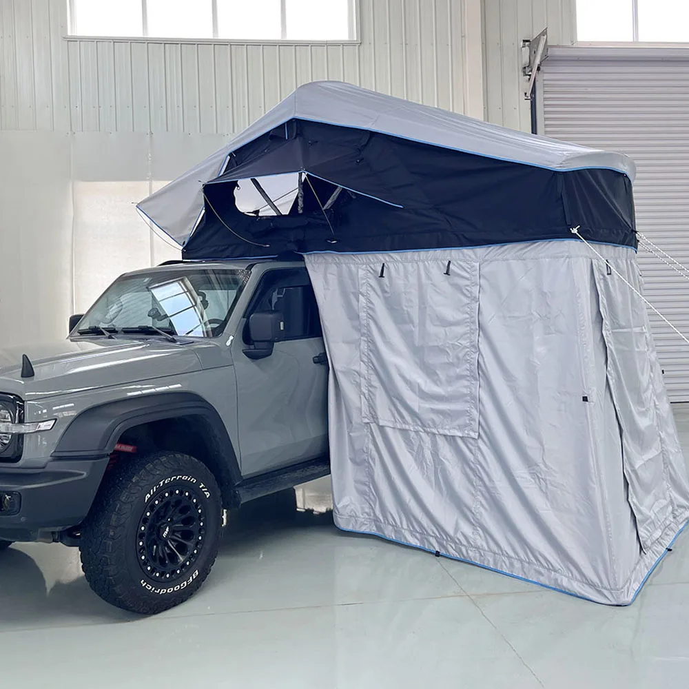 

Outdoor Hiking Factory 4wd Four-Season 2-5 Person Overland Foldable Truck Soft Shell RoofTopTent,Customization