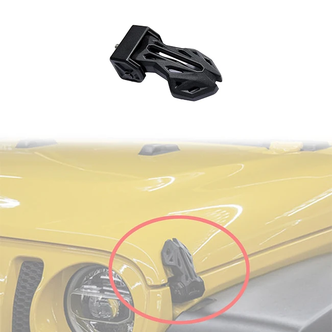 

4x4 аксессуары, новый сменный замок капота двигателя для моделей Jeep Wrangler JL Gladiator JT 2018+