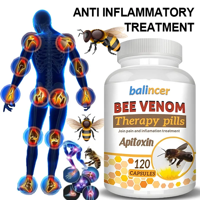 Natural Bee Venom Extract - Helps with Arthritis Relief, Anti-Inflammation - Joint Support Supplement