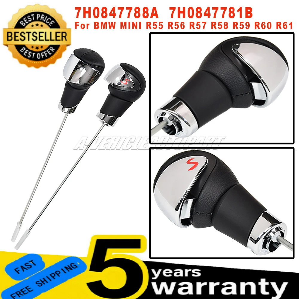 New 25167584239 For BMW MINI R55 R56 R57 R58 R59 R60 R61 Automatic Gearbox Shifter Lever Head Gear Shift Knob Car Accessories