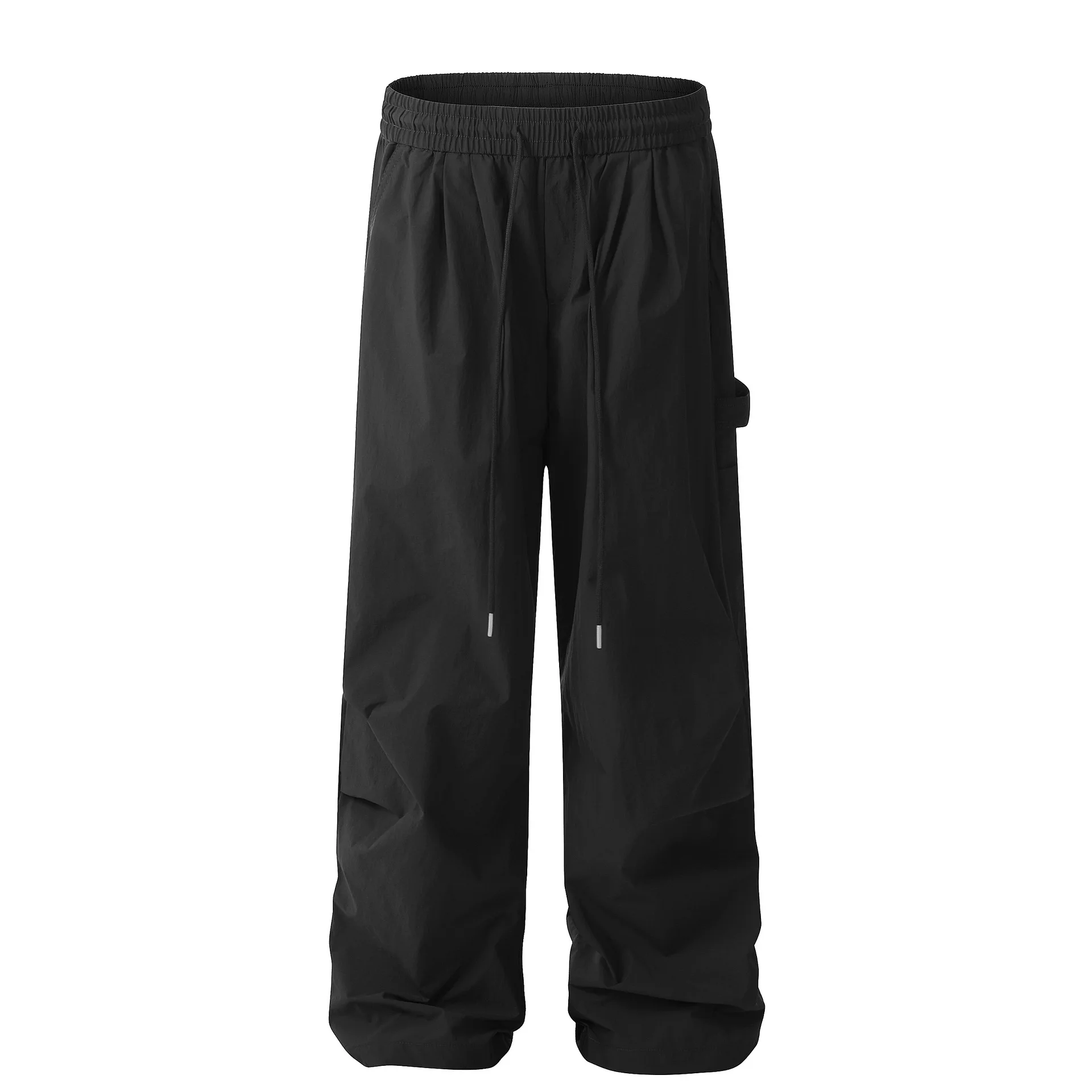 OR FL Women's American Baggy Wide Leg Pink Cargo Trousers Trendy Brand Pull Rope Tuck in Your Waist Outdoor Paratrooper Pants