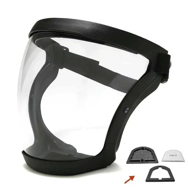 

Anti-fog Protection Dust And Splash Mask, Sports Riding Face Mask For Outdoor Work, Grinding, Weeding, Mowing Protection