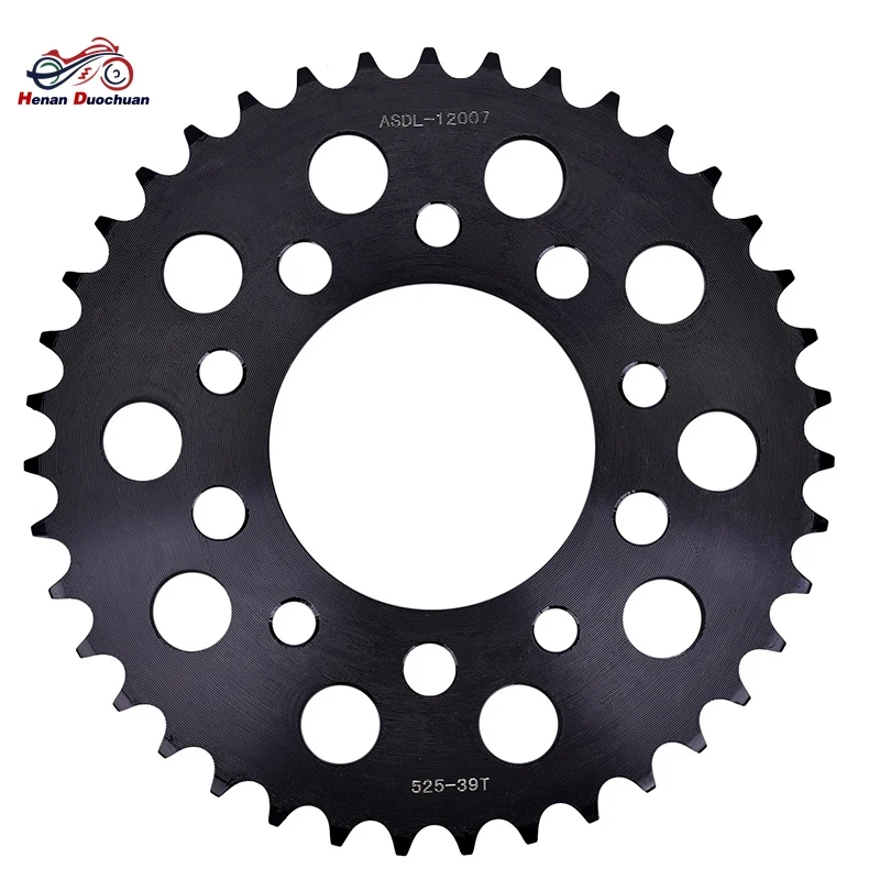 

525-39T Rear Chain Sprocket For Honda CB350 SG 86-88 CB450 SG 44 PS 1986-88 XBR500 S 87-88 XRV750 Africa Twin RD07 93-03 VF400 F