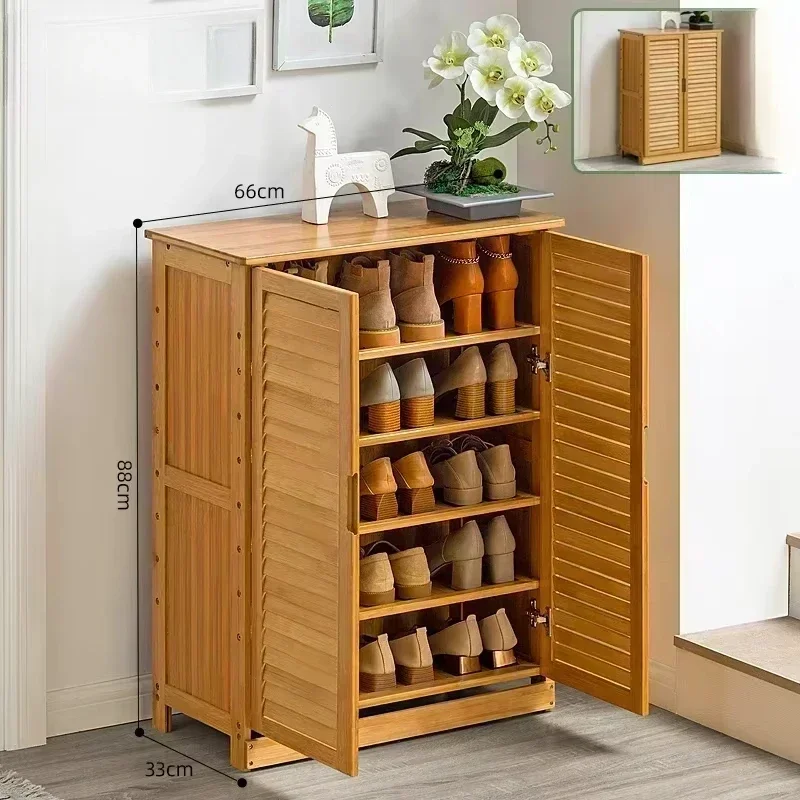 Hallway Shoe Rack Home Door Shoe Cupboards Dust-Proof Shoe Cabinet Shoe Rack Storage Living Room Cabinets Bedroom Shelf Zapatero