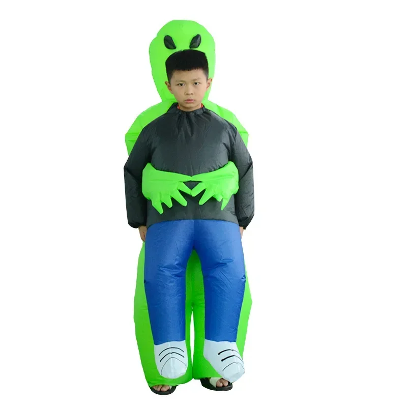 Costume gonflable extraterrestre pour hommes et femmes, costume de cosplay de fête pour garçons et filles, robe de paupières anime imbibée, Halloween, drôle, adulte, enfants