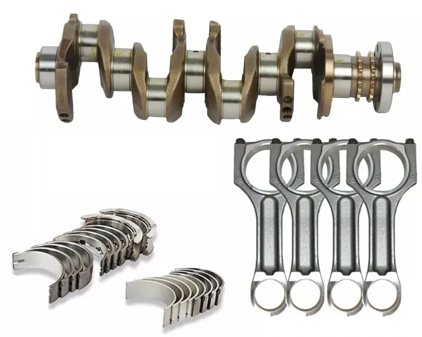 المحرك العمود المرفقي دون الأسنان تحمل ربط قضيب عدة صالح 2.0 L L4 الديزل لسيارات BMW X1 X3 318d N47 N47D20 2.0L 13528572504 #5