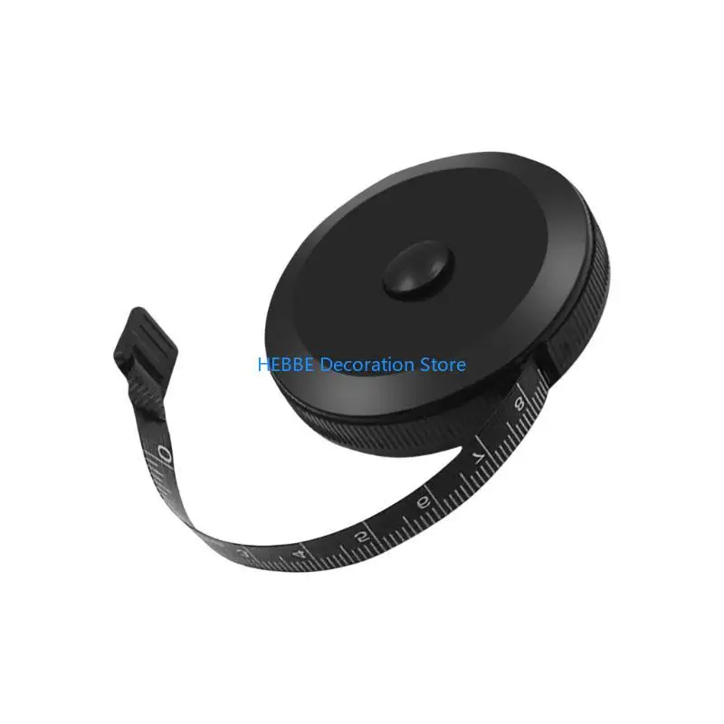 B0KC body Measuring Tape Retractable Soft Double Scale Tape Tailor Ruler 150cm/60in Tape Measure Tape Meter Measuring Tape