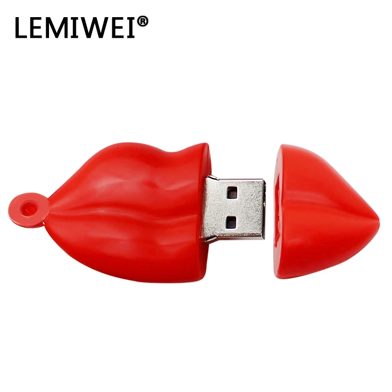 Мультяшные шлепанцы презерватив Red Lip spersexy USB флэш-накопитель 8 ГБ 32 ГБ 64 Гб U-диск памяти usb флэш-накопители